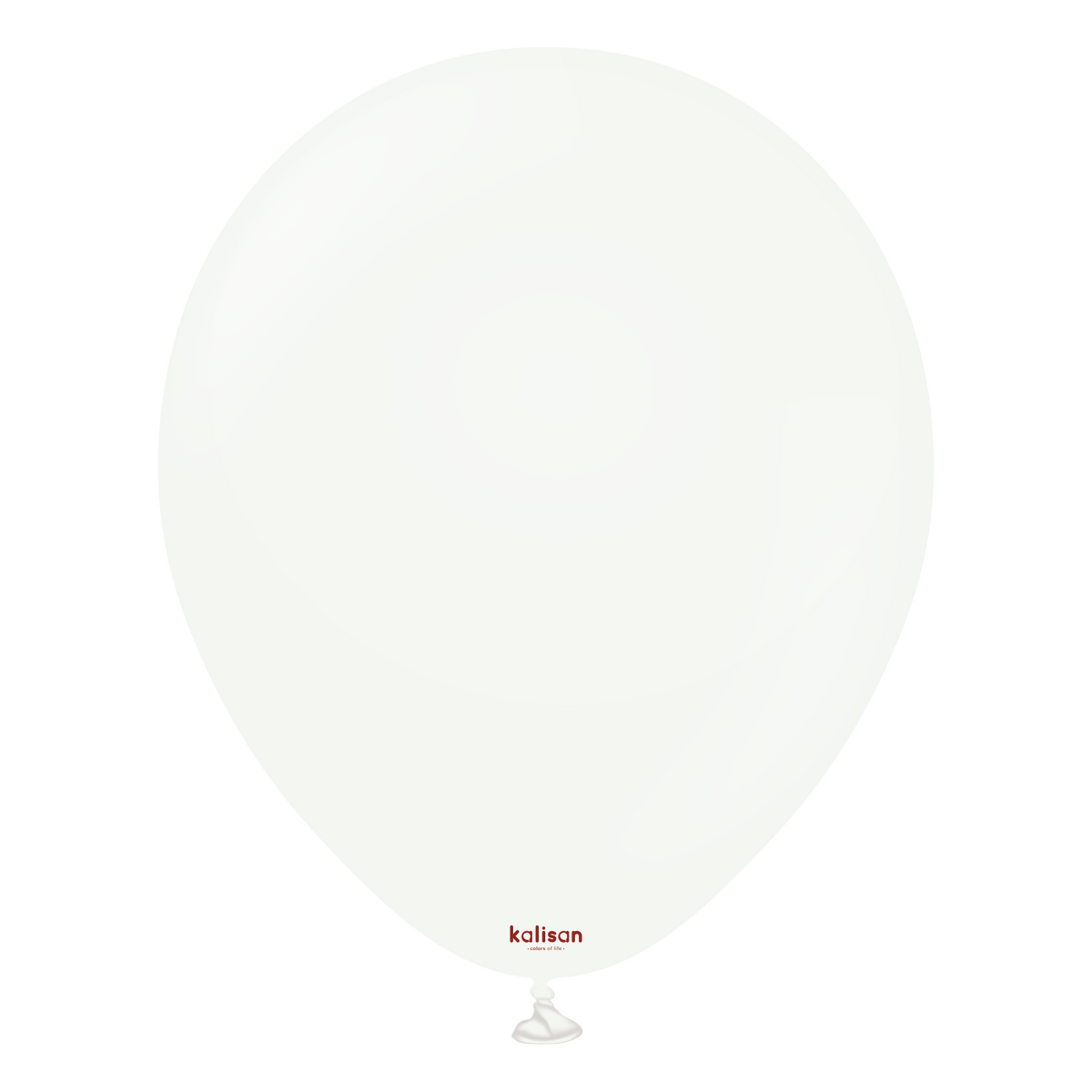 Baloane latex Kalisan 12” (30 cm) Standard White 100/set