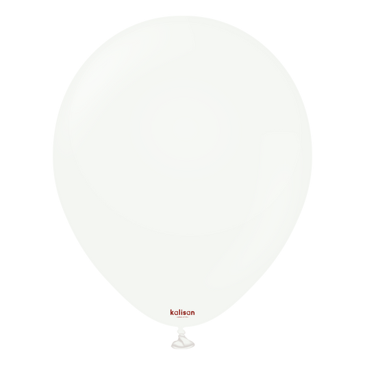 Baloane latex Kalisan 12” (30 cm) Standard White 100/set