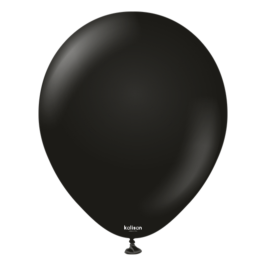 Baloane latex Kalisan 12” (30 cm) Standard Black 100/set